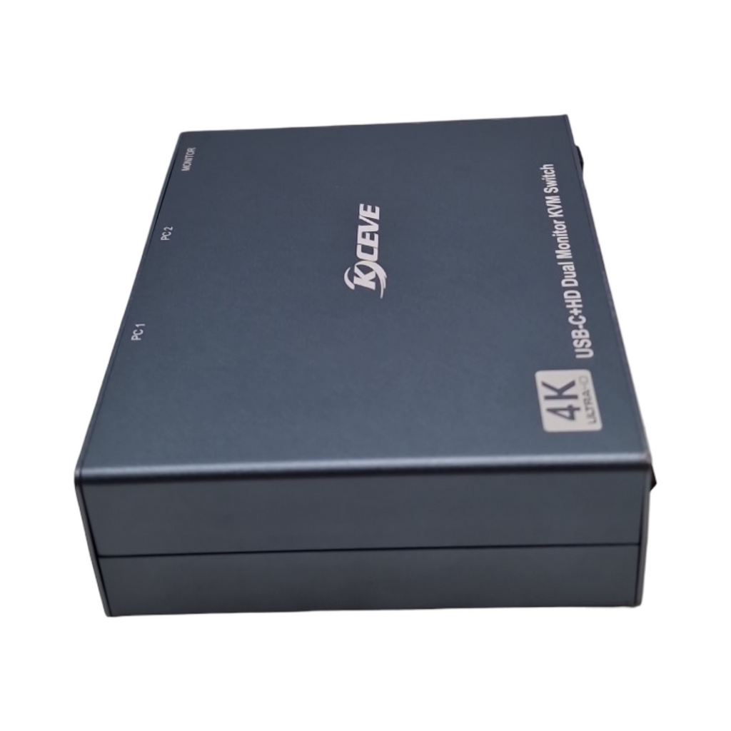 KVM Switch USB C HDMI Dual-Monitor Umschalter 2 PC 2 Monitore 4K 60Hz USB 3.0
