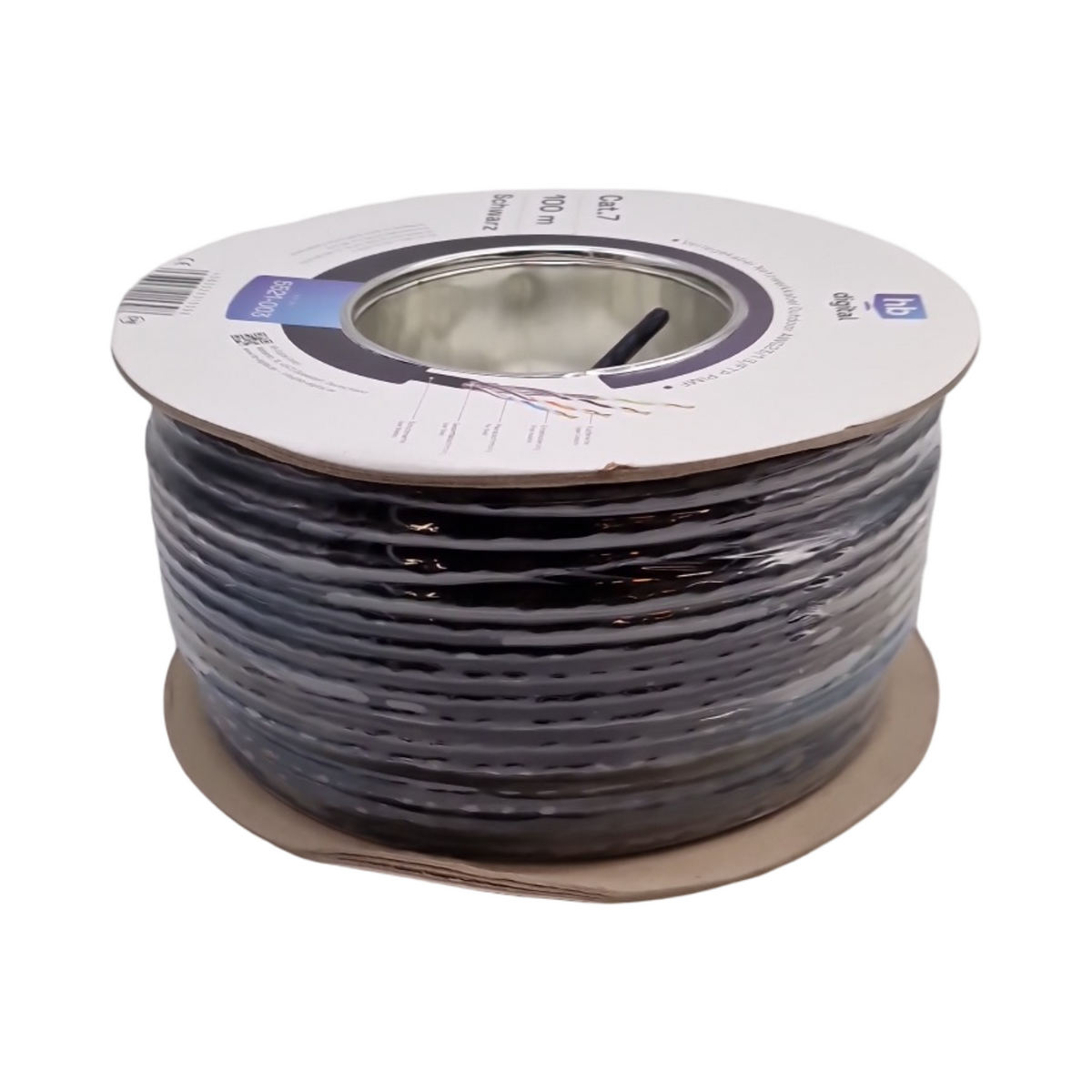 HB-DIGITAL CAT 7 Netzwerkkabel Outdoor Verlegekabel S/FTP AWG23 doppelt geschirmt 100m