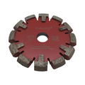 GVHAKG Diamant Sägeblatt Tuck Point für Fußbodenheizung sehr harte Betonböden Entfernung Segmentbreite 17mm Segmenthöhe 12mm Premium Trocken