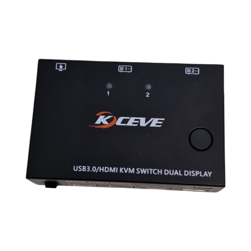 YOUTINGHDAV HDMI KVM Switch USB 3.0 2 PC 2 Monitore EDID Emulator 4K 60Hz HDMI 2.0 Dual Monitor