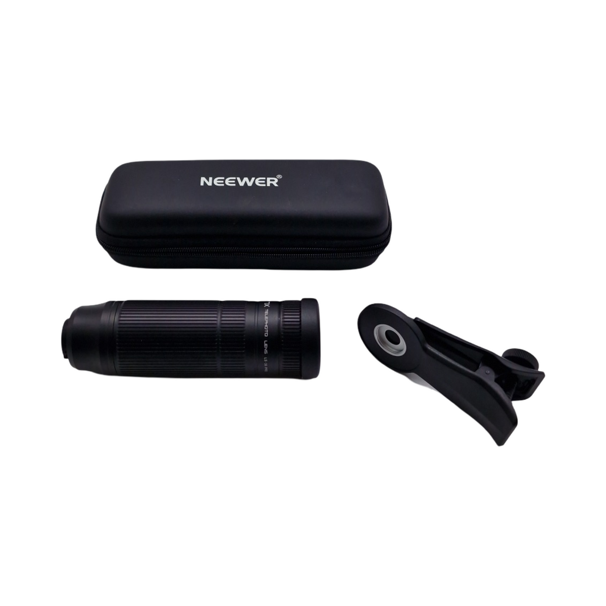 NEEWER 7X Teleobjektiv Handy Objektiv mit Klammer 7X Vergrößerung 15 Elemente 12 Gruppen kompatibel mit iPhone Samsung für 17mm Ge...