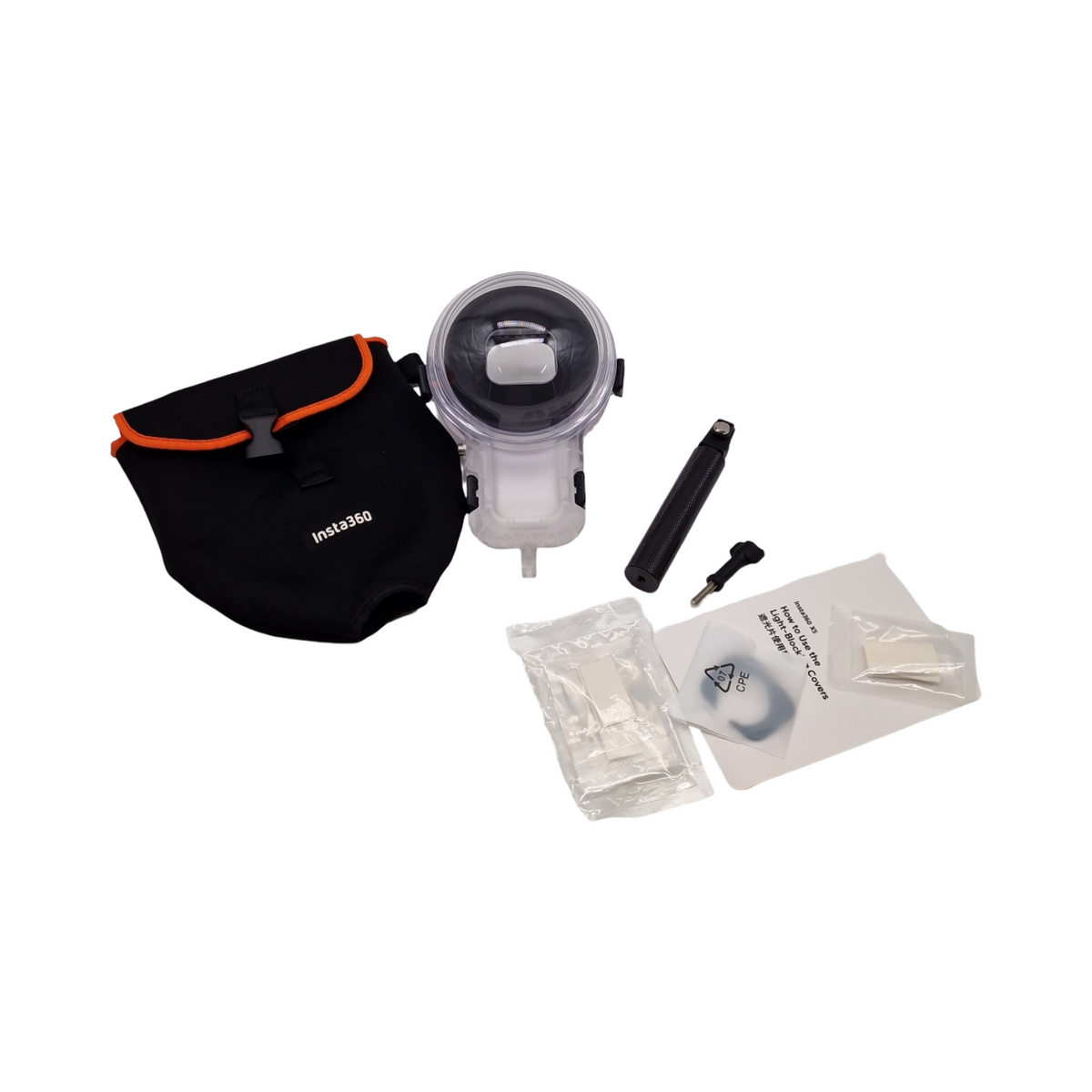 Insta360 X5 Dive Case Pro Unterwassergehäuse transparent für Aufnahmegeräte