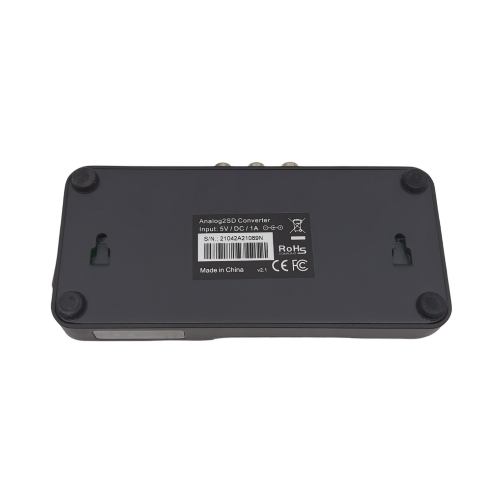 AV480-ITA Video Converter für VHC digital für DVD VHS Camcorder Video8 Hi8 RCA Aufnahme auf SD-Karte
