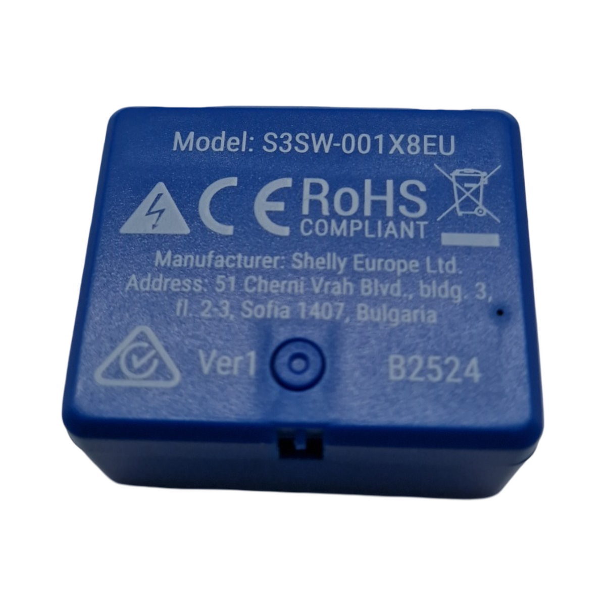 Shelly 1 Mini Gen3 WLAN Smart Relaisschalter 1 Kanal 8A potentialfreier Kontakt Lichtschalter Garagentoröffner