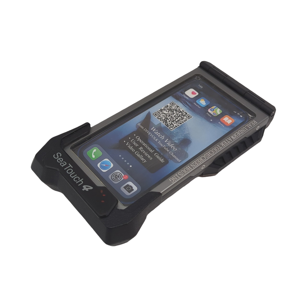 DIVEVOLK Seatouch 4 Max Plus Unterwassergehäuse für iPhone 12 Pro Max, 13 Pro Max, 14 Pro Max, 15 Pro Max, 16 Pro Max, 17 Pro