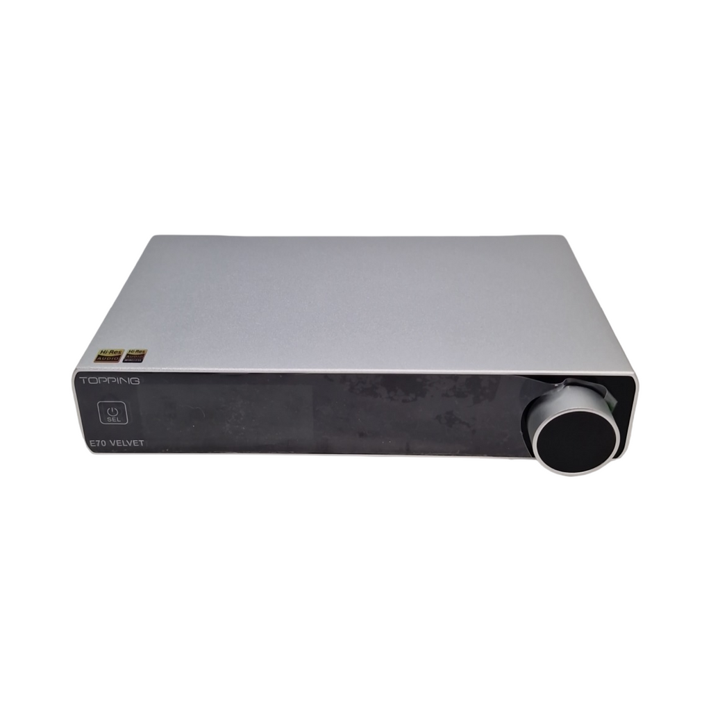 AOSHIDA Topping E70 Velvet DAC stationär Hi-Res AK449EX LDAC XMOS silber