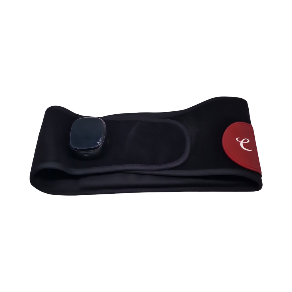 Comfytemp Infrarot Wärmegürtel Rücken Massagegerät mit Akku 9 Wärmestufen 5 Vibrationsmodi USB App-Steuerung 20x155cm