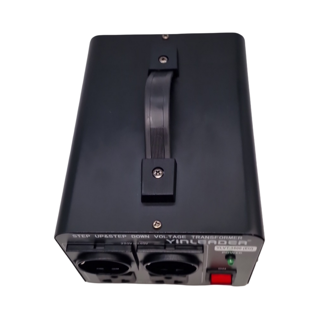 Yinleader Spannungswandler 1500W 230V auf 110V Ringkern-Transformator Dual-Ausgang