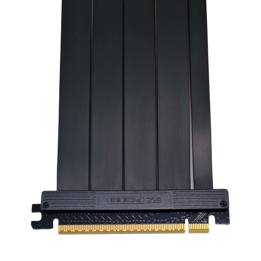 EZDIY-FAB PCIe 5.0 X16 Riser-Kabel 128GB/s Bandbreite abwärtskompatibel für RTX 50 RTX 40 RX 9000 RX 7000 GPUs