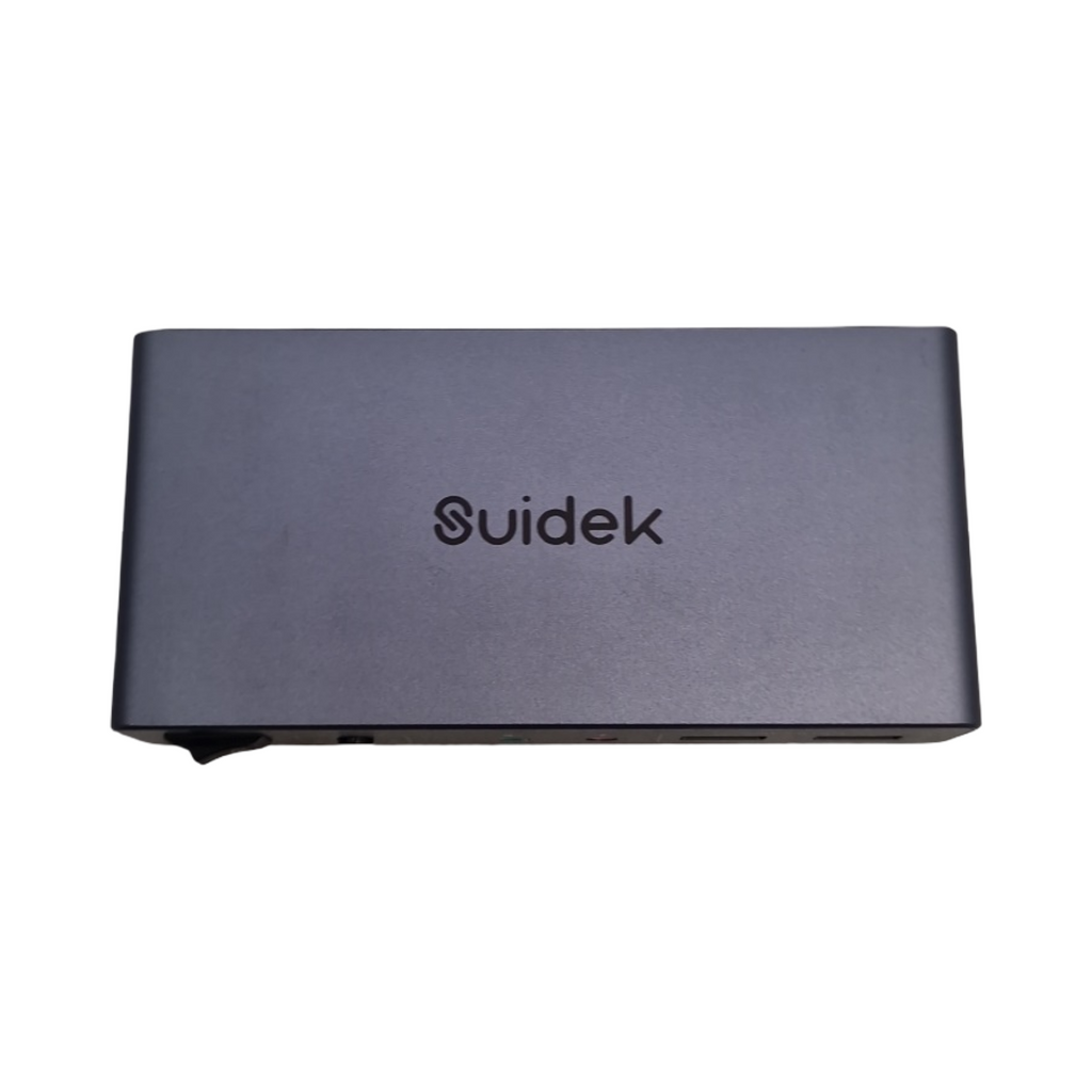 SUIDEK HDMI Displayport KVM Switch Dual Monitor 2 Computer 2 Monitore 4K 60Hz 3 USB 3.0