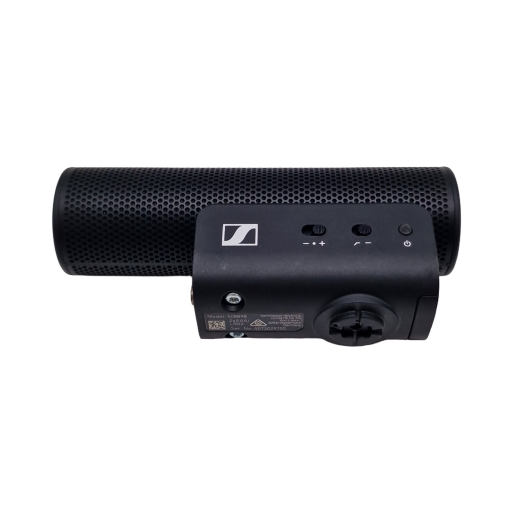Sennheiser MKE 400 Kamera-Richtrohrmikrofon mit 3,5 mm TRS TRRS Anschlüssen für DSLR Kompaktkameras Mobilgeräte