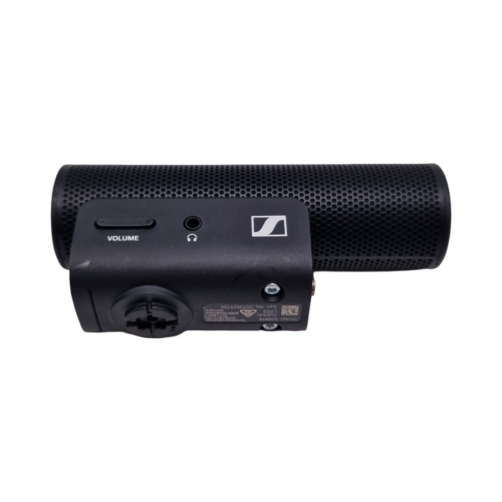 Sennheiser MKE 400 Kamera-Richtrohrmikrofon mit 3,5 mm TRS TRRS Anschlüssen für DSLR Kompaktkameras Mobilgeräte