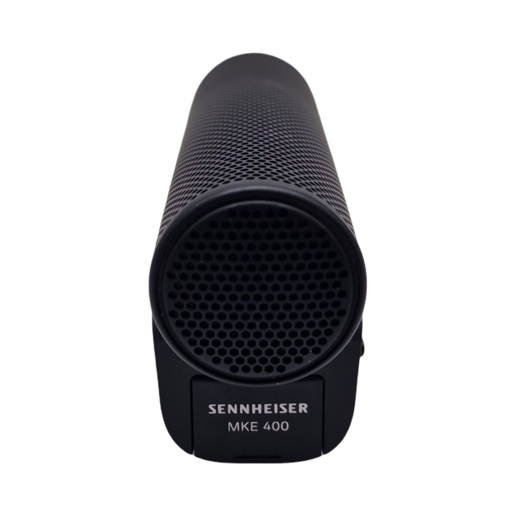 Sennheiser MKE 400 Kamera-Richtrohrmikrofon mit 3,5 mm TRS TRRS Anschlüssen für DSLR Kompaktkameras Mobilgeräte