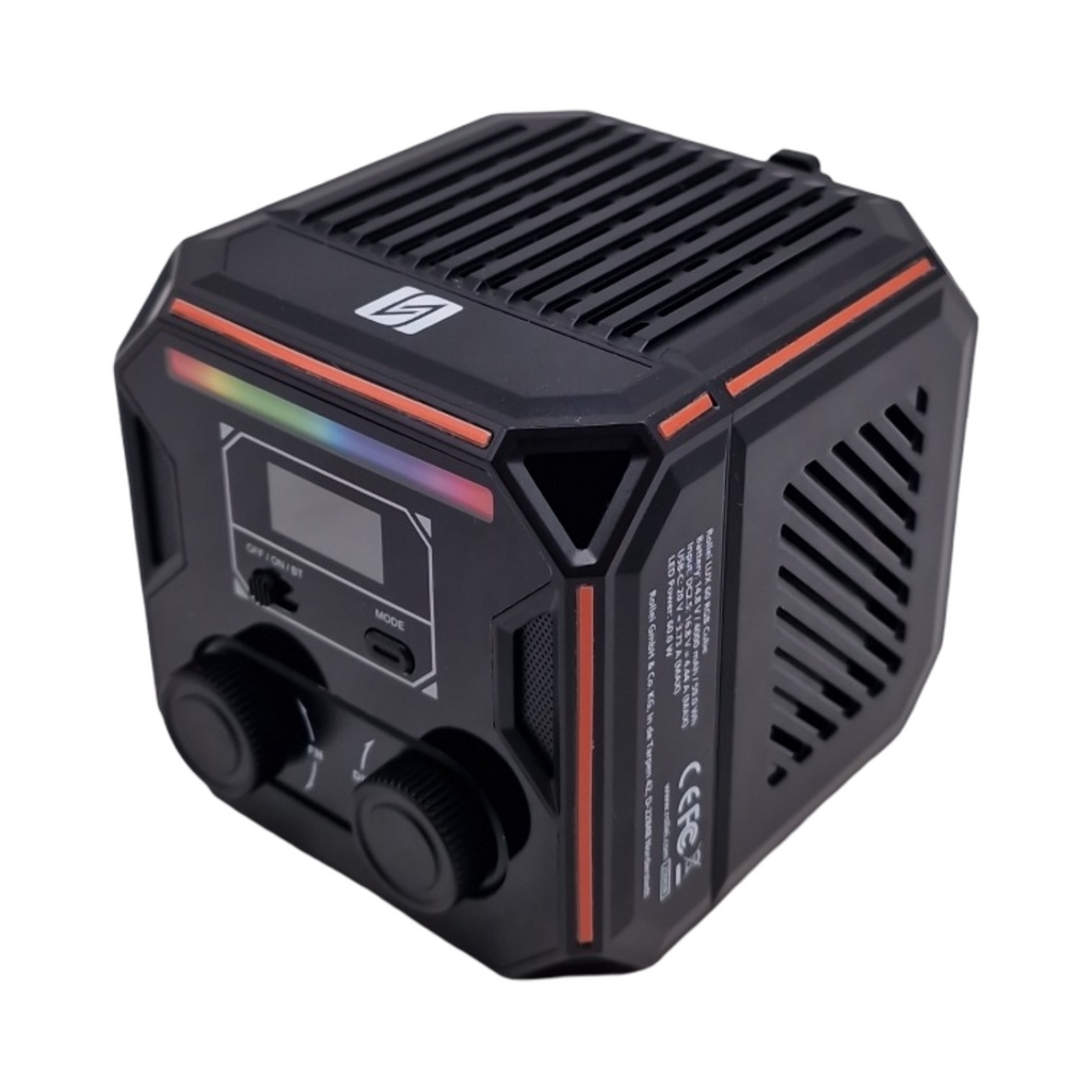 Rollei LUX 60 RGB LED Videoleuchte eingebauter Akku Typ C Aufladung