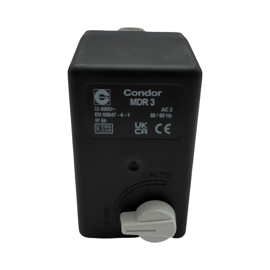 ELMAG CONDOR MDR 3 Druckschalter 400 Volt 10-16A 11bar grau schwarz
