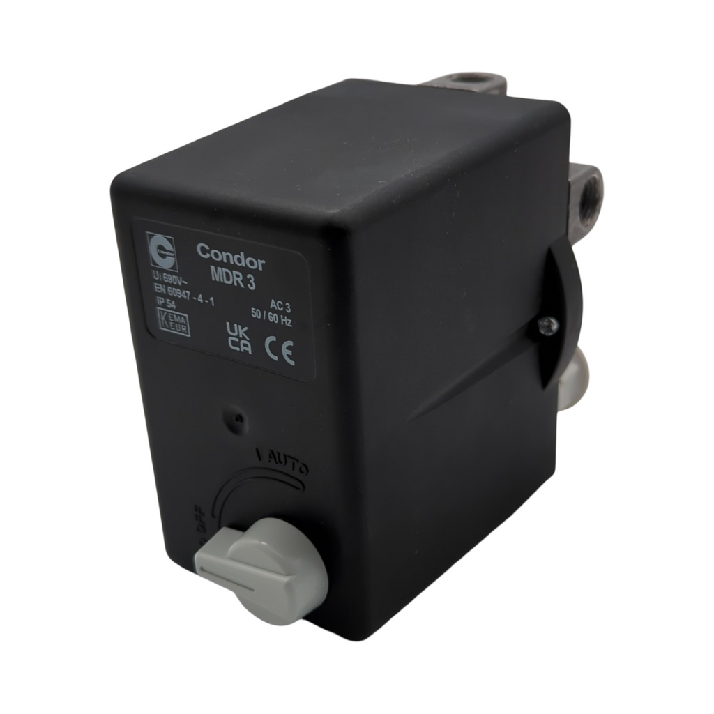 ELMAG CONDOR MDR 3 Druckschalter 400 Volt 10-16A 11bar grau schwarz