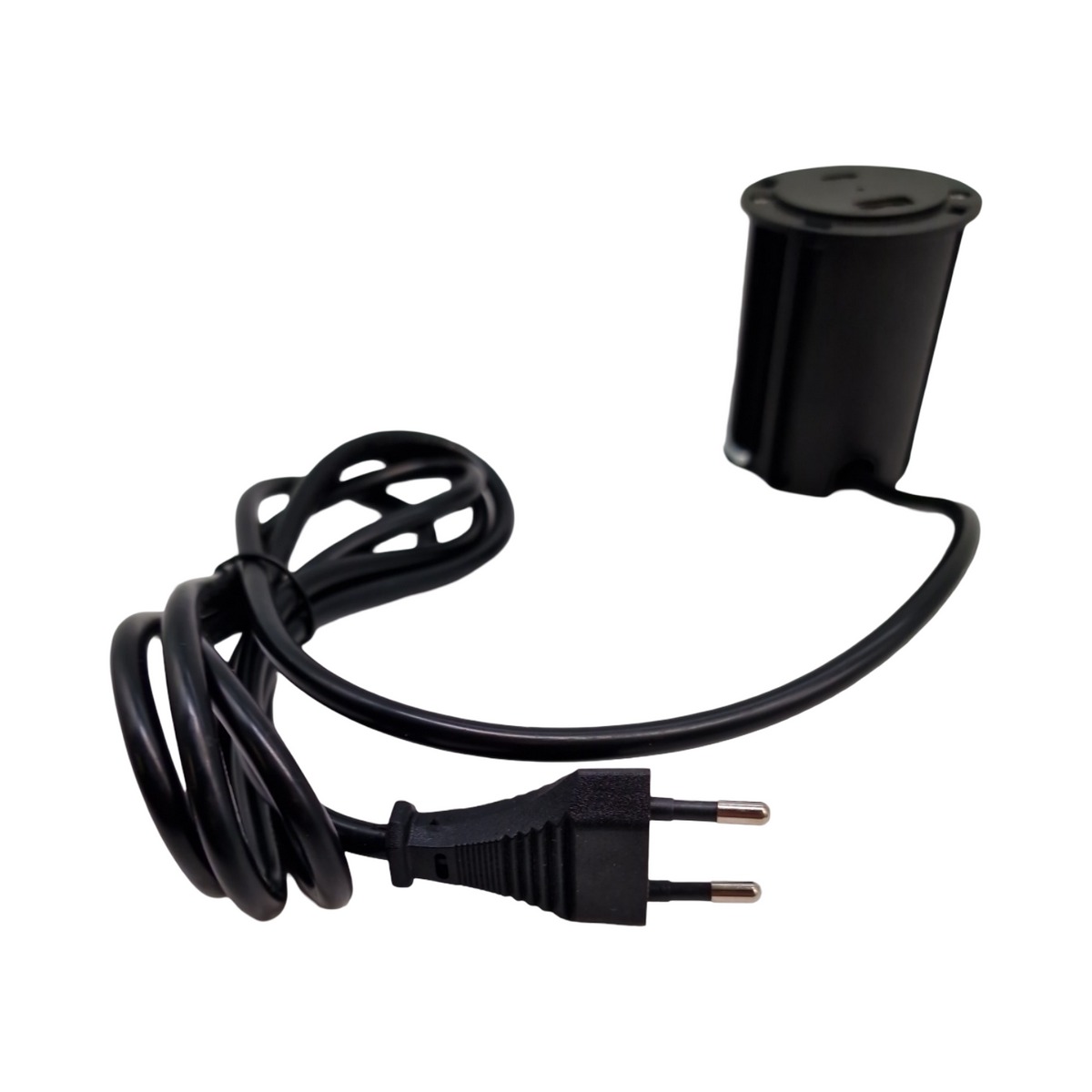 kalb USB-C Einbausteckdose HUB rund mit EU-Schutzkontakt-Stecker 45W für Arbeitsplatte Wand Möbel