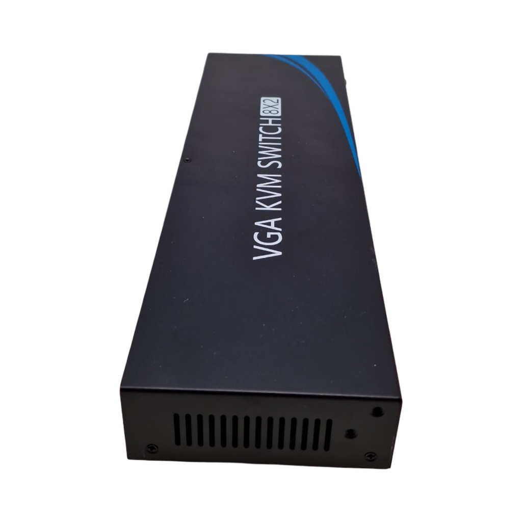 VGA KVM Switch 8 Port 2 Out Switcher USB Audio Unterstützung für Tastatur Maus 8 Computer