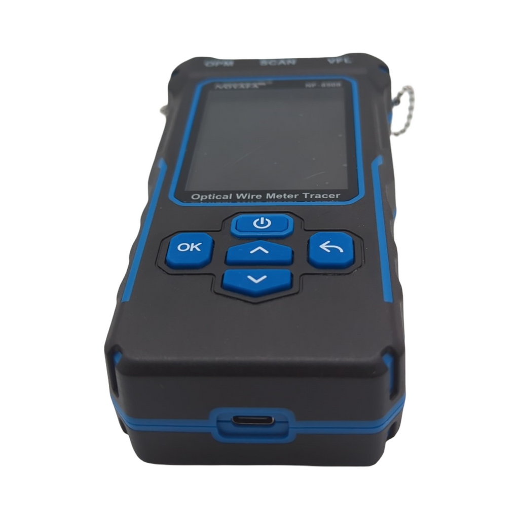 NOYAFA NF-8508 Netzwerkkabeltester mit optischem Leistungsmesser Ethernet Kabeltester RJ45 RJ11 Porttester VFL PoE QC NCV