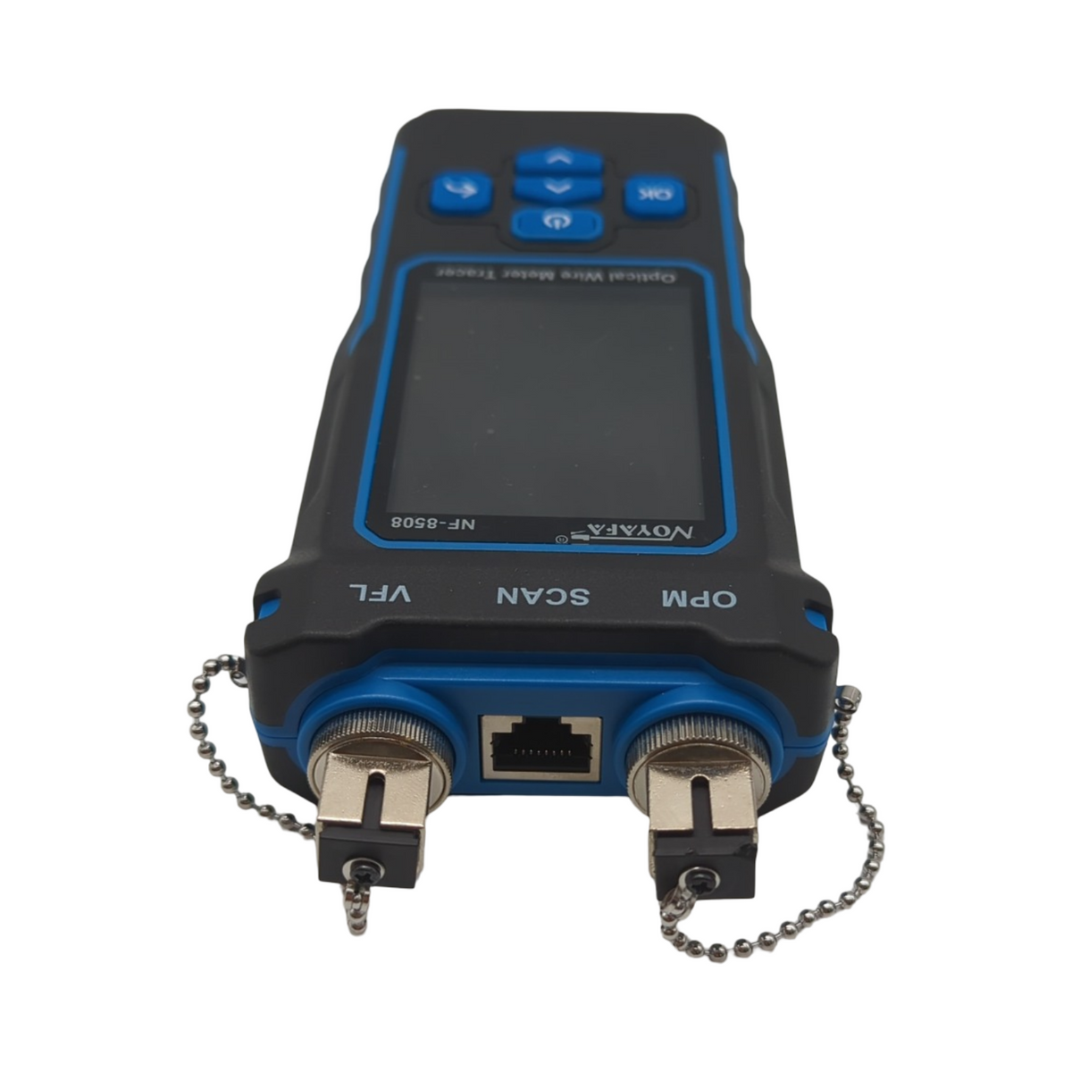 NOYAFA NF-8508 Netzwerkkabeltester mit optischem Leistungsmesser Ethernet Kabeltester RJ45 RJ11 Porttester VFL PoE QC NCV