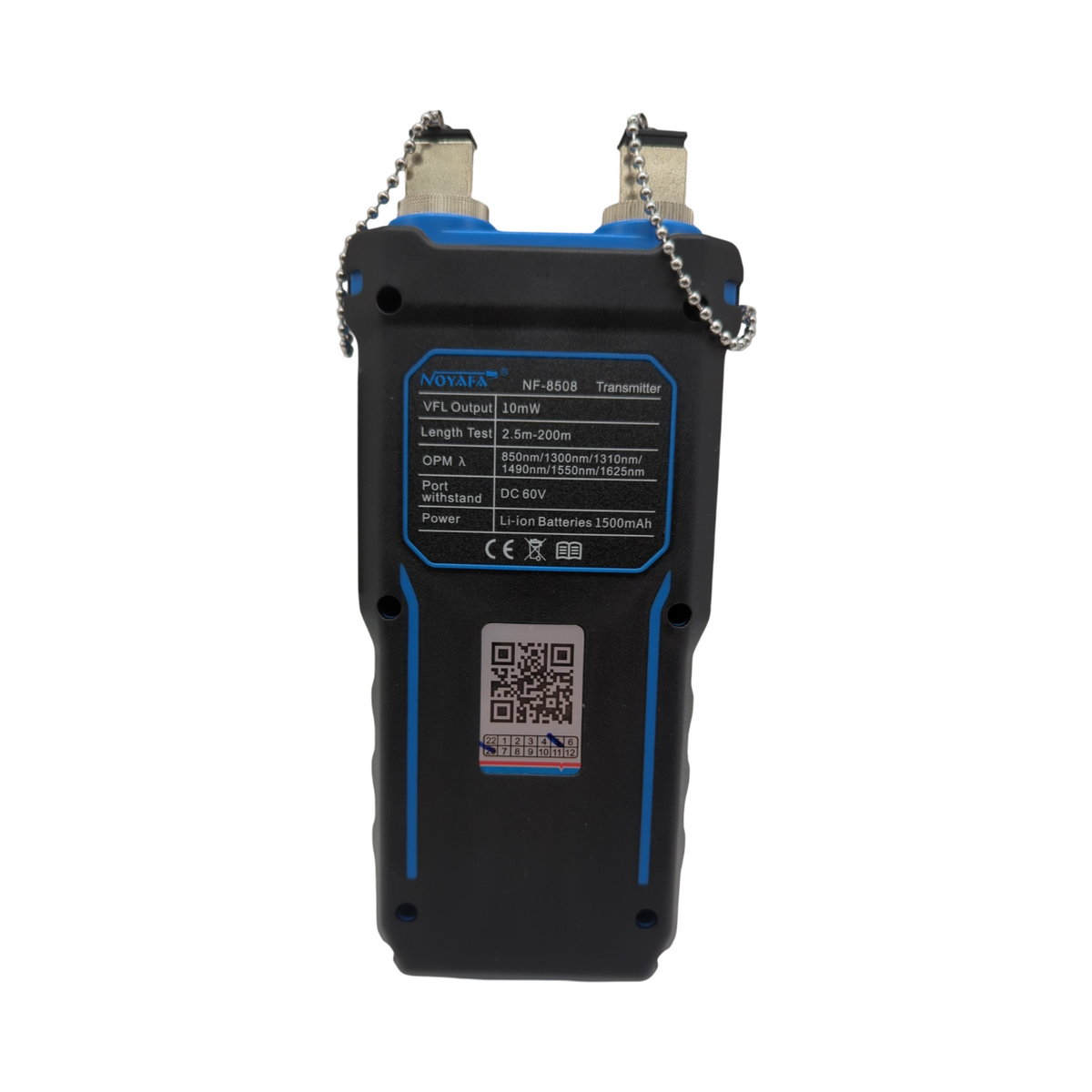 NOYAFA NF-8508 Netzwerkkabeltester mit optischem Leistungsmesser Ethernet Kabeltester RJ45 RJ11 Porttester VFL PoE QC NCV