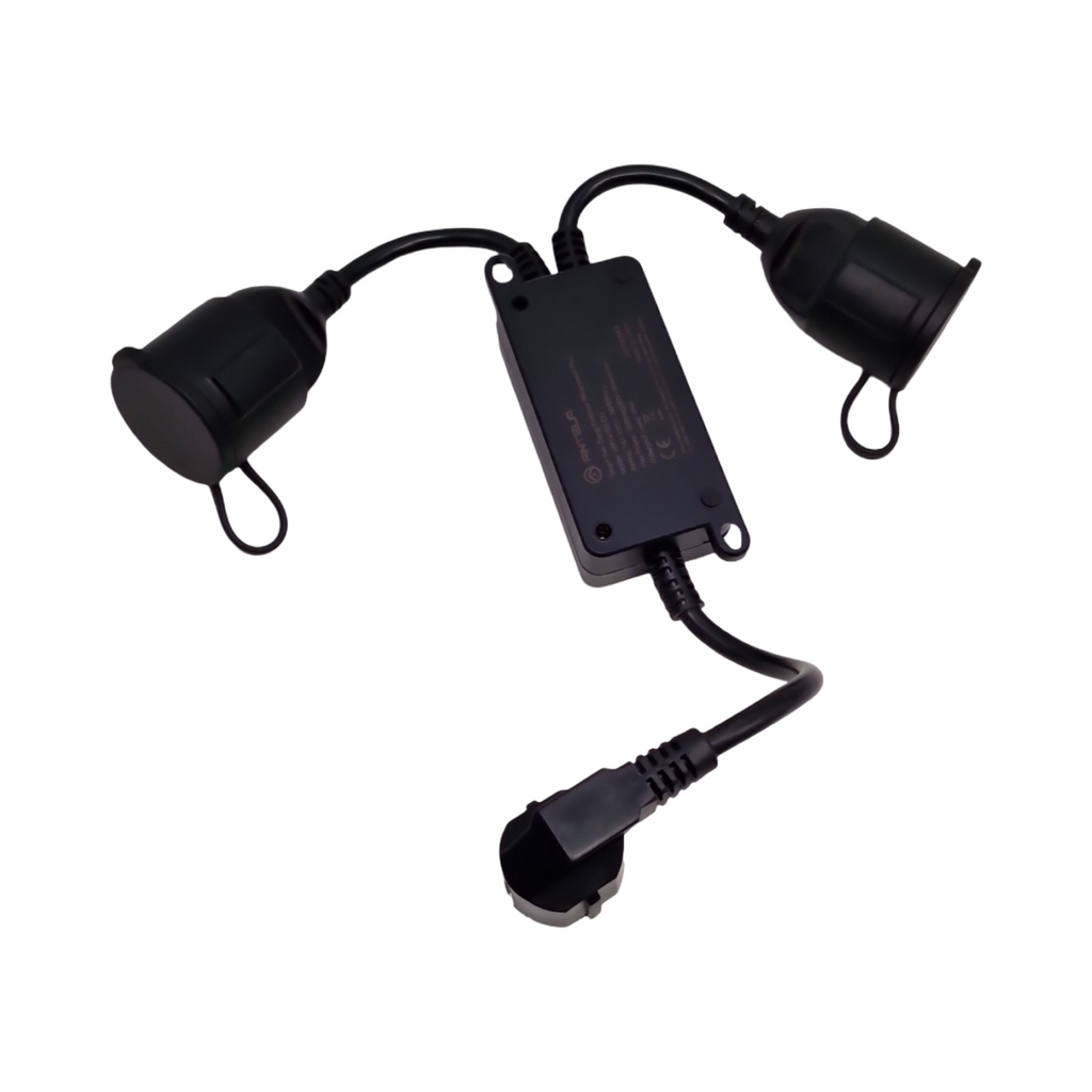 ANTELA WLAN Smart Steckdose Outdoor IP44 wasserdicht mit Strommessung 2 Ausgänge kompatibel Alexa Google Home 16A ANTELA WLAN Smart Steckdose IP44 Wasserdichte Outdoor AußenSteckdose mit Strommessung, 2 Ausgänge, Alexa, Google Home, 16A, Smart Life APP