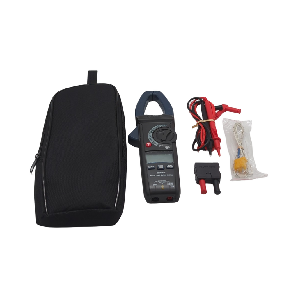 Amazon Basics Klemmmessgerät 600A AC/DC True RMS NCV Taschenlampe Schwarz
