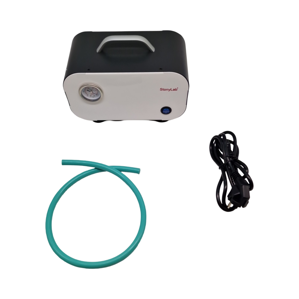 stonylab Pompe vide membrane kompakte Vakuumpumpe ölfrei 30 L/min für Laborarbeiten stonylab Pompe vide membrane, pompe vide compacte sans huile avec débit de pompage de 30 L/min pour les travaux de laboratoire de distillatio...