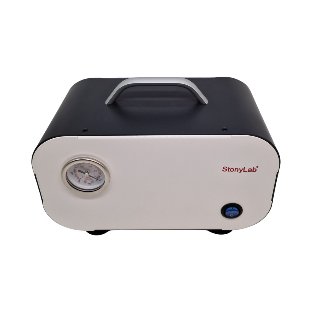 stonylab Pompe vide membrane kompakte Vakuumpumpe ölfrei 30 L/min für Laborarbeiten stonylab Pompe vide membrane, pompe vide compacte sans huile avec débit de pompage de 30 L/min pour les travaux de laboratoire de distillatio...