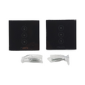 Maxcio Interrupteur Volet Roulant Connecté Schalter kabellos kompatibel Alexa Google Home schwarz l...