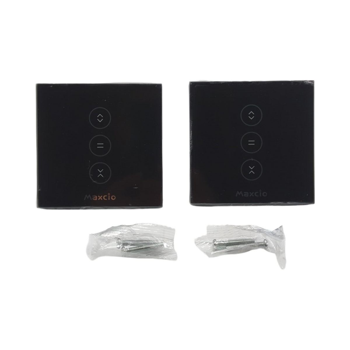 Maxcio Interrupteur Volet Roulant Connecté Schalter kabellos kompatibel Alexa Google Home schwarz l...
