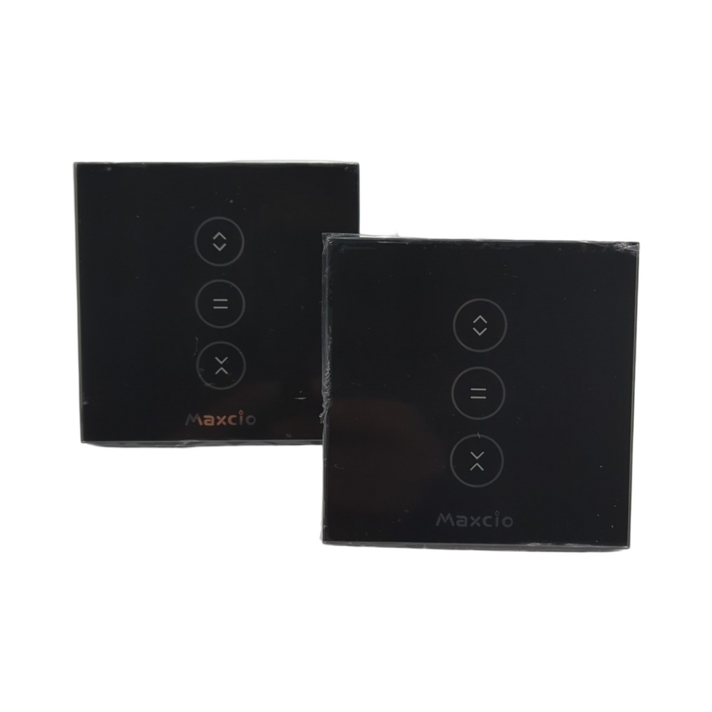 Maxcio Interrupteur Volet Roulant Connecté Schalter kabellos kompatibel Alexa Google Home schwarz l...