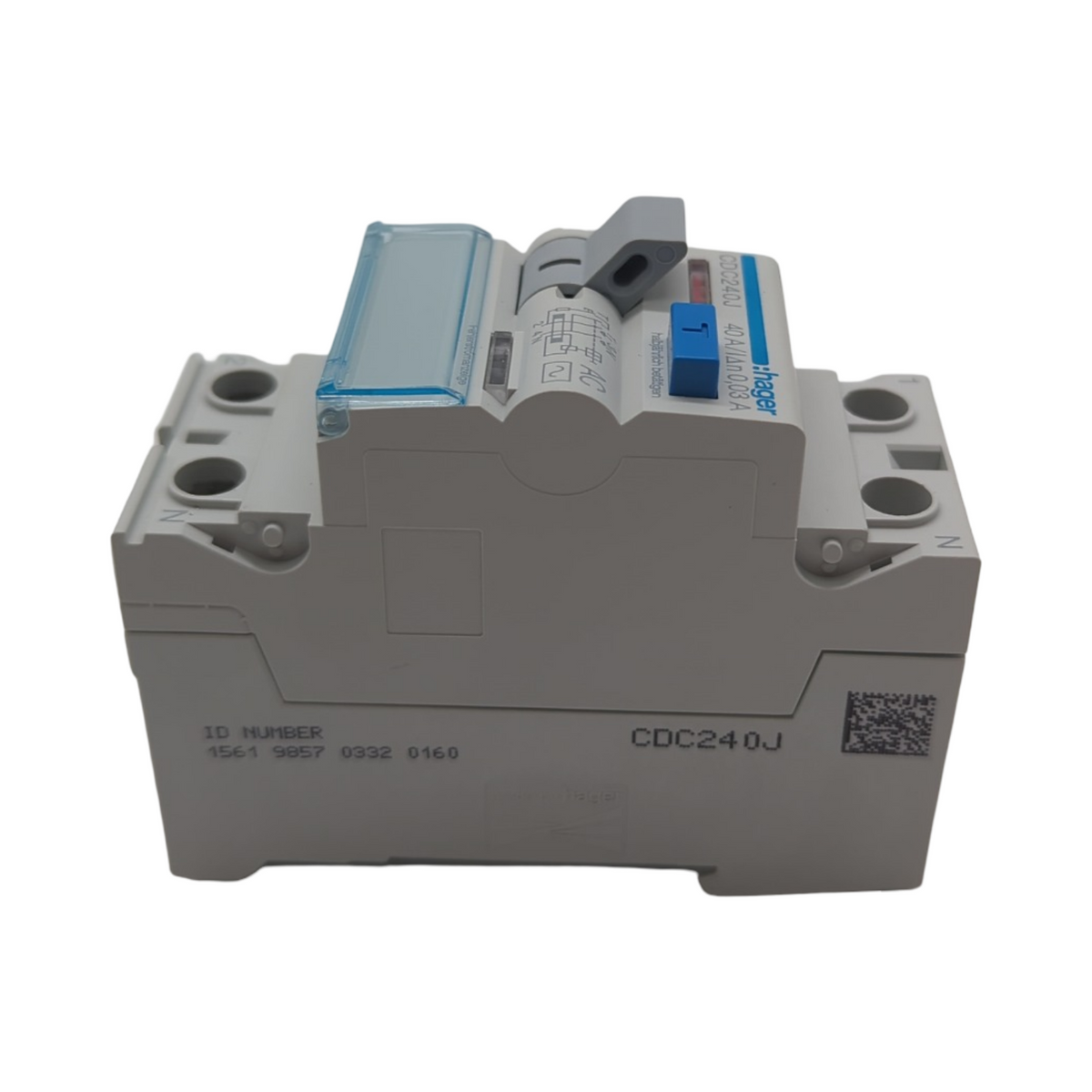 Hager CDC240J Fehlerstromschutzschalter 2-polig FI-Schalter RCD-Schalter