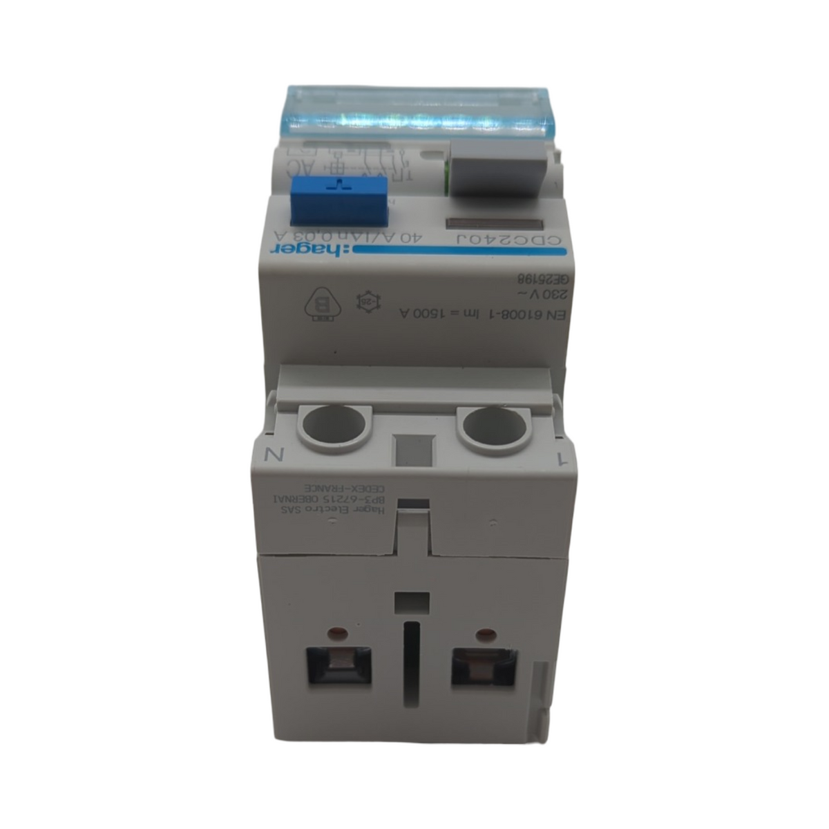 Hager CDC240J Fehlerstromschutzschalter 2-polig FI-Schalter RCD-Schalter