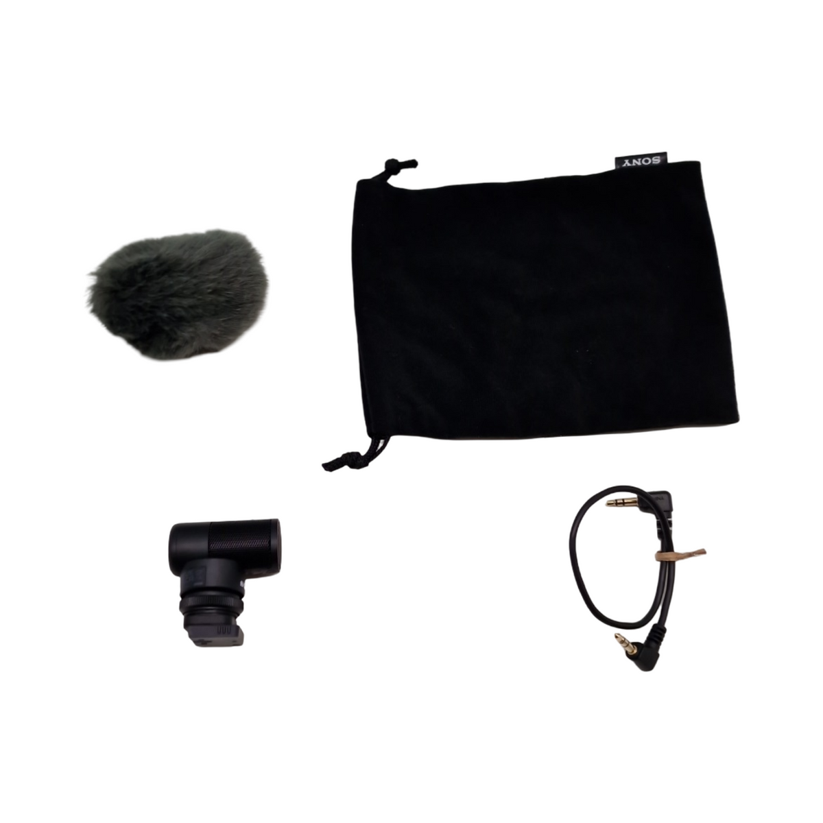 Sony ECM-G1 Shotgun Mikrofon kompakt leicht Windschutz ideal für Kameras Vlogs Content Kreation Streaming