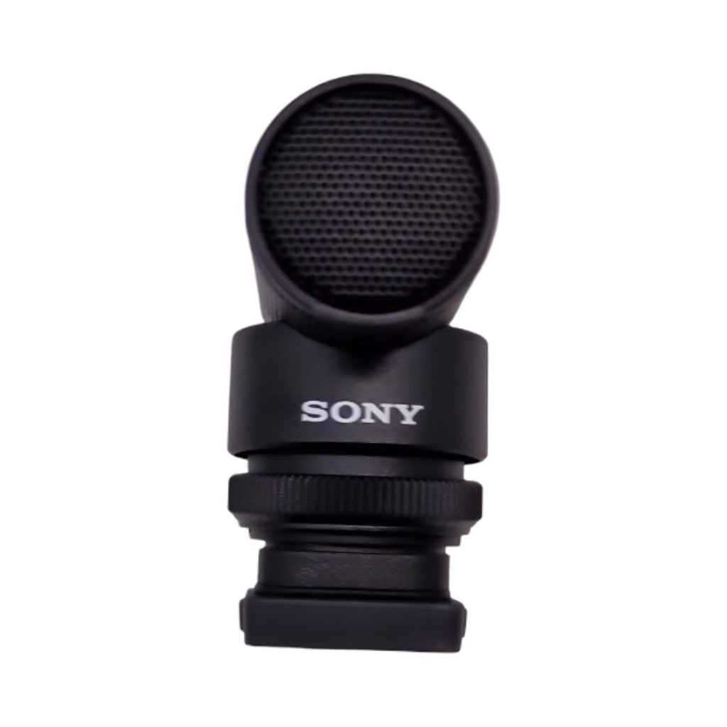 Sony ECM-G1 Shotgun Mikrofon kompakt leicht Windschutz ideal für Kameras Vlogs Content Kreation Streaming
