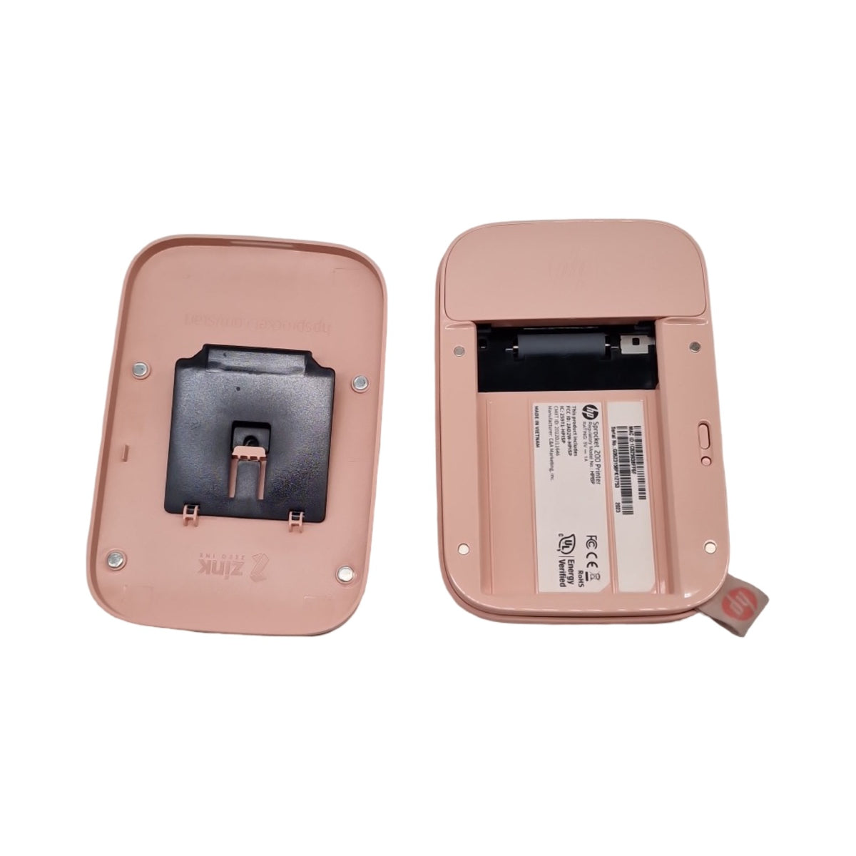 HP Sprocket 2x3 Sofortbilddrucker kabellos tragbar Farbdrucker Zink-Fotopapier mit Kleberückseite für Smartphones