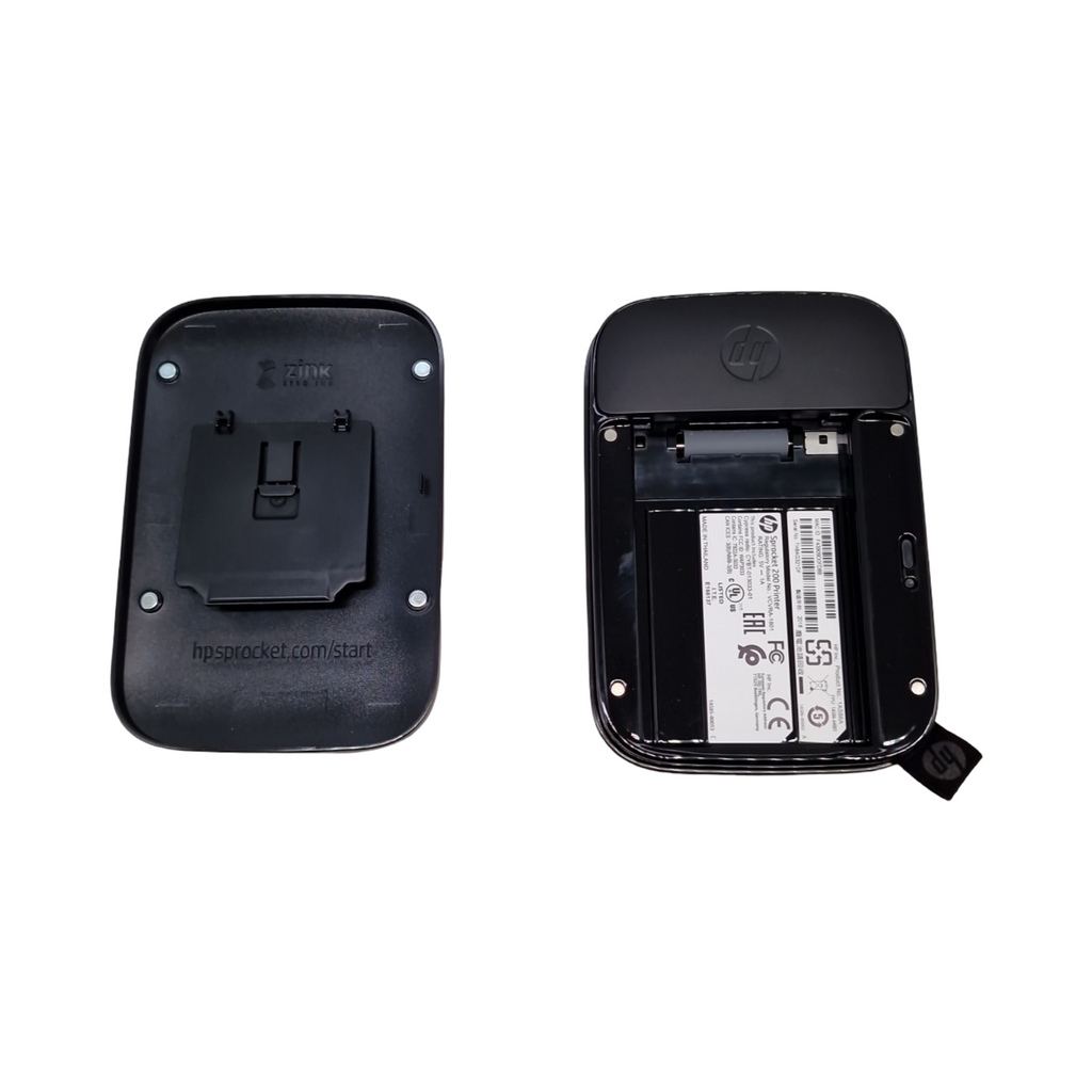 HP Sprocket Fotodrucker tragbar schwarz ZINK 2x3 Zoll für iOS Android