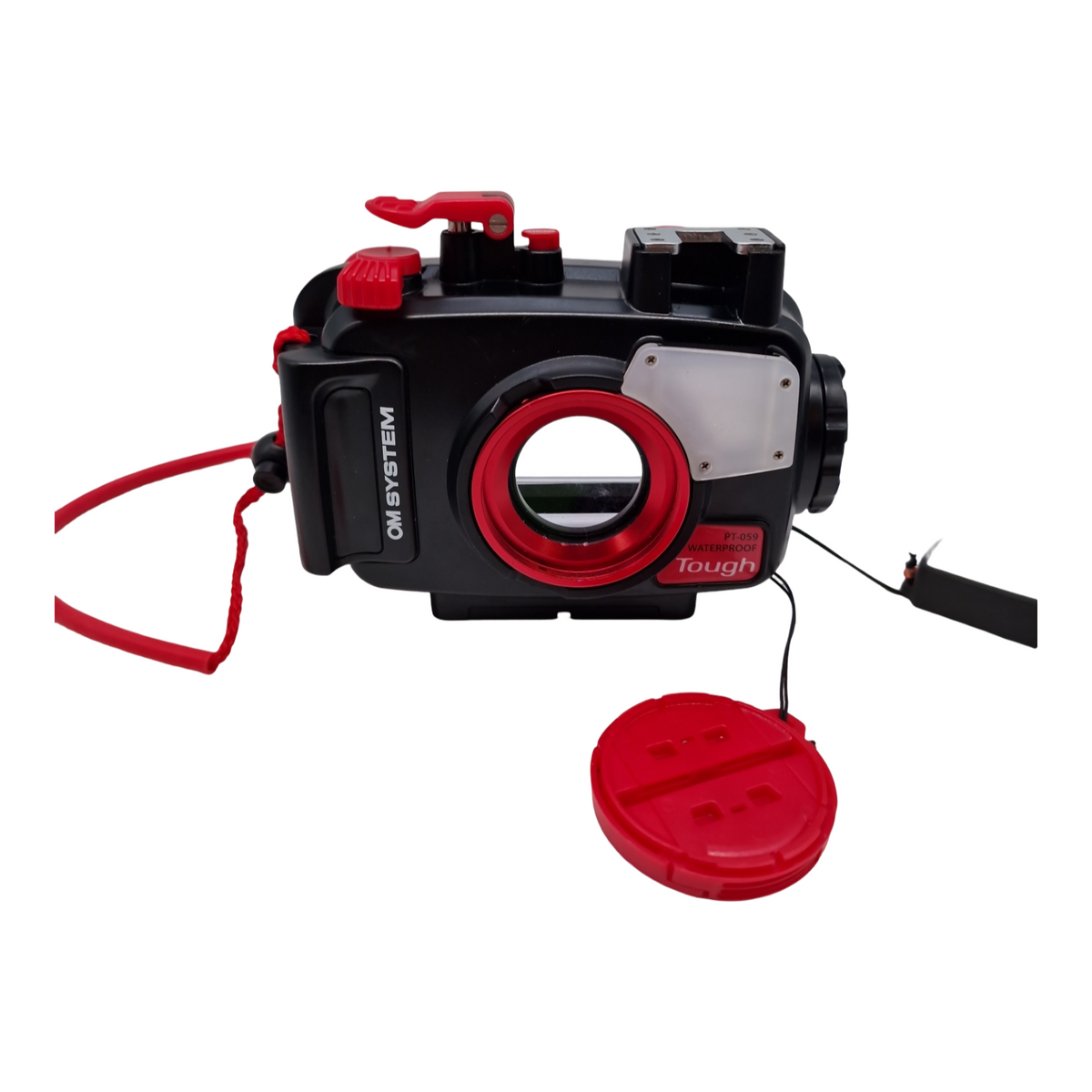 Om System PT-059 Unterwassergehäuse für TG-7 TG-6 wasserdicht 45 m