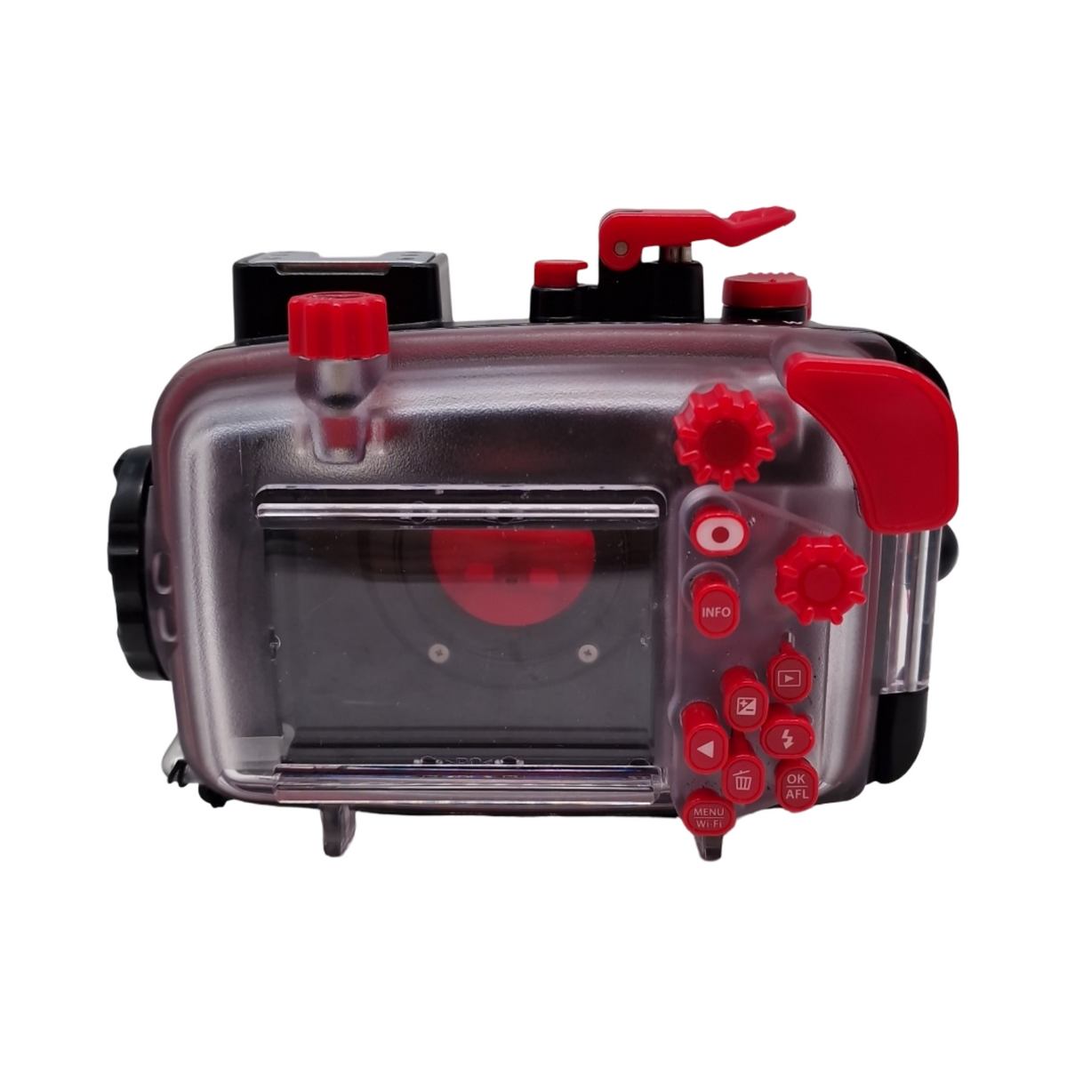 Om System PT-059 Unterwassergehäuse für TG-7 TG-6 wasserdicht 45 m