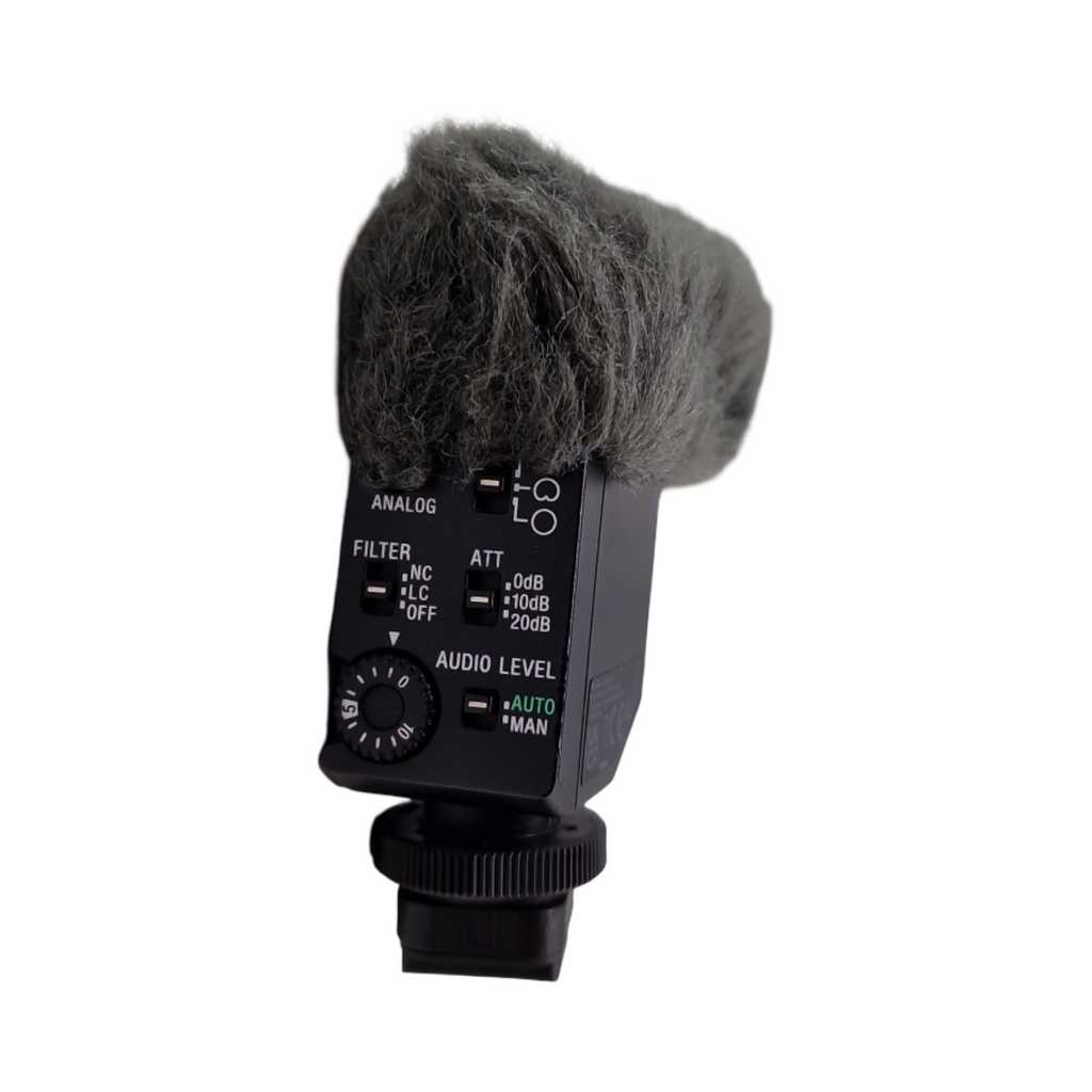 Sony ECM-B1M Mikrofon Shotgun digital für Mirrorless Kameras direktional für Vlogging Videoaufnahme