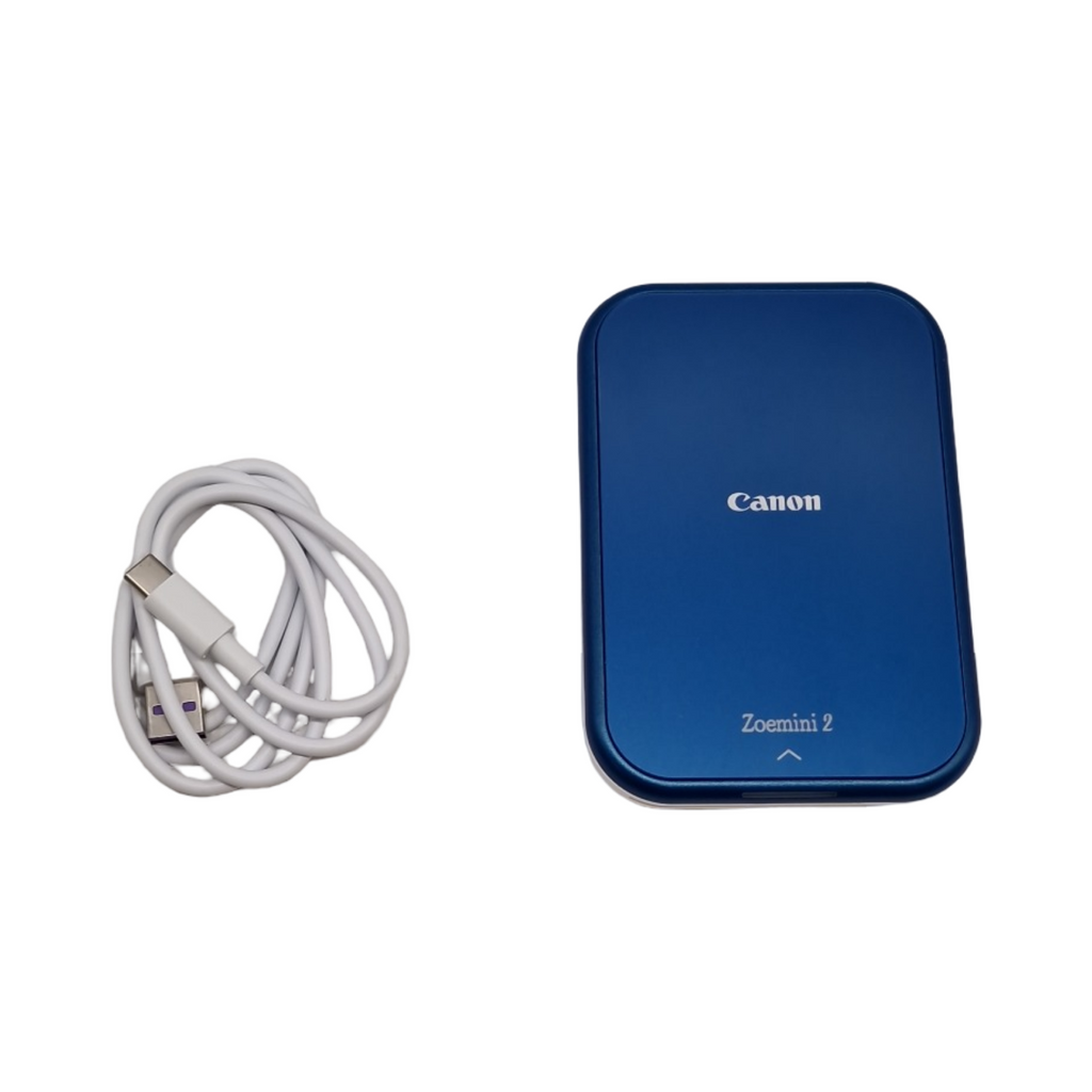 Canon Zoemini 2 Mini Fotodrucker mobil Blau Bluetooth ZINK 5x7,6 cm