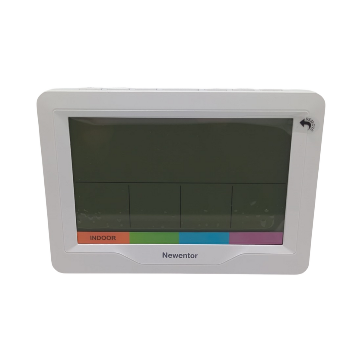 Newentor Wetterstation Funk mit 3 Außensensoren Thermometer Hygrometer Innen Außen DCF-Funkuhr DIY Label Multifunktion