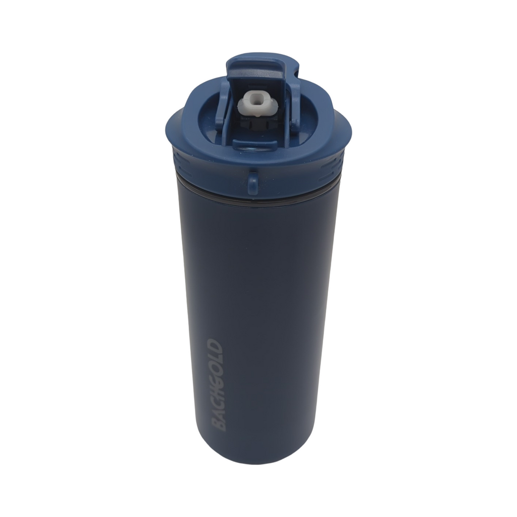Bachgold Profi Outdoor Wasserfilter Flasche 800ml XL 1500L Filterkapazität für Mikroplastik Bakterienfilter
