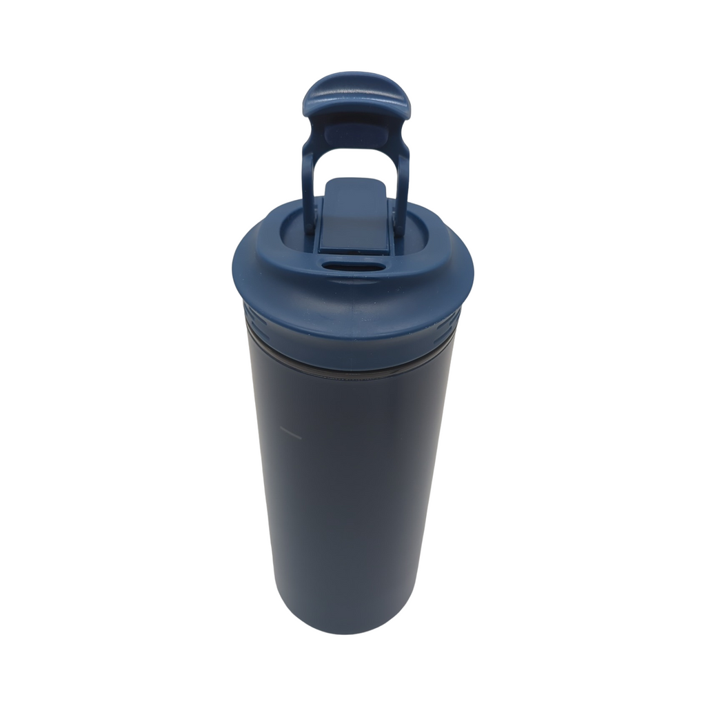 Bachgold Profi Outdoor Wasserfilter Flasche 800ml XL 1500L Filterkapazität für Mikroplastik Bakterienfilter