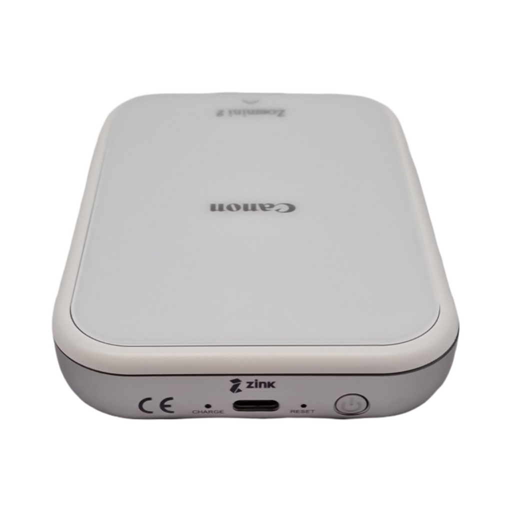 Canon Zoemini 2 Mini Fotodrucker weiß ZINK Bluetooth 2x3 Zoll mit 10er Druck-Set
