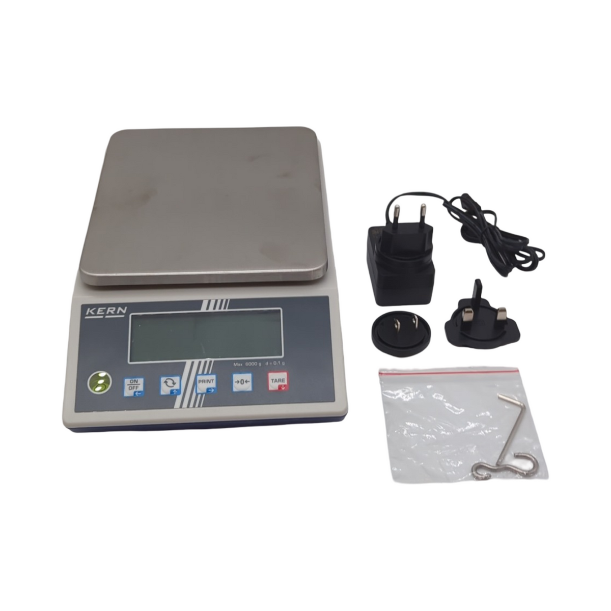 Kern PCB 6000-1 Präzisionswaage Zählfunktion DKD/DAkkS-kalibriert 6kg 0,1g