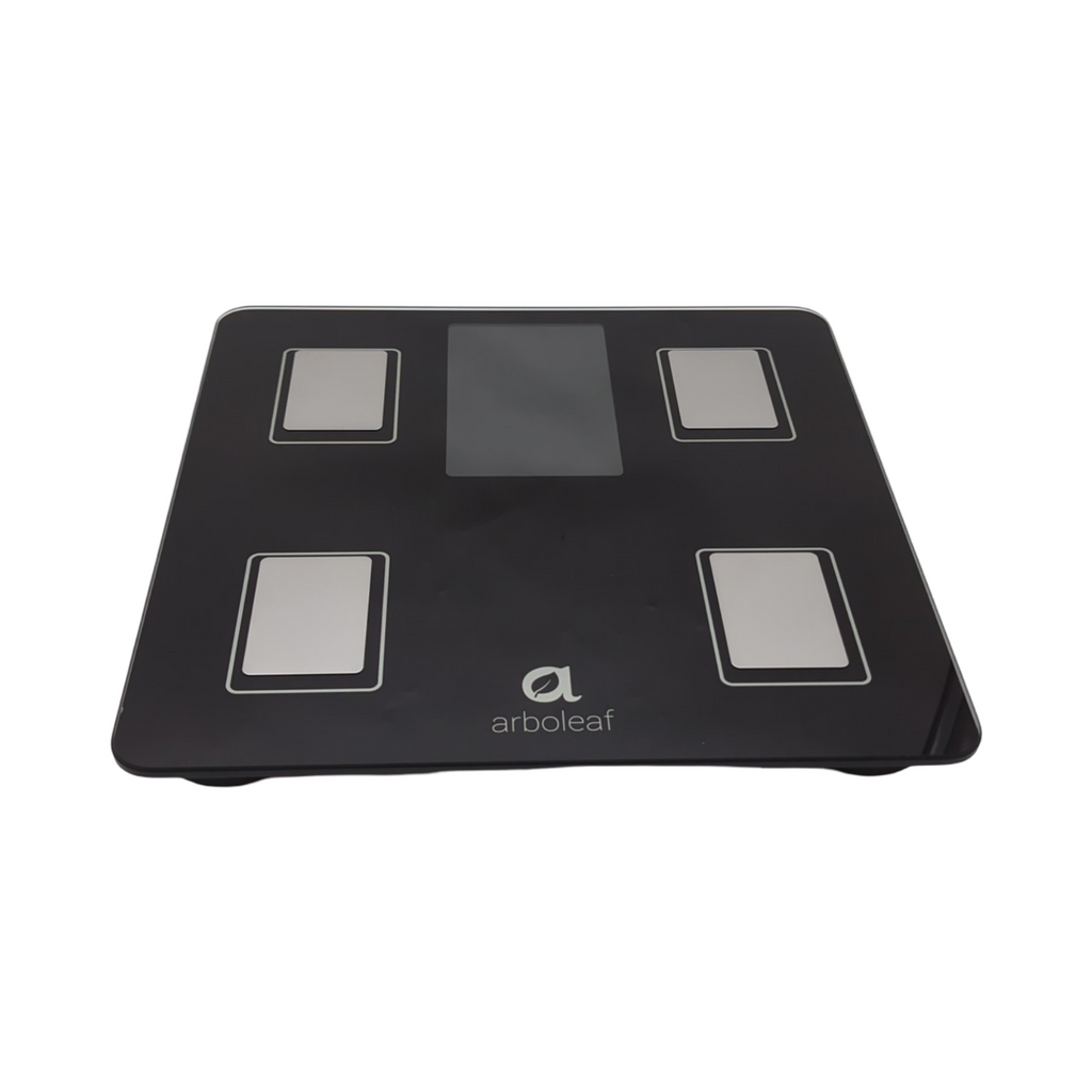 arboleaf Körperfettwaage digital mit App großem LED-Display hochpräzise Personenwaage Bluetooth