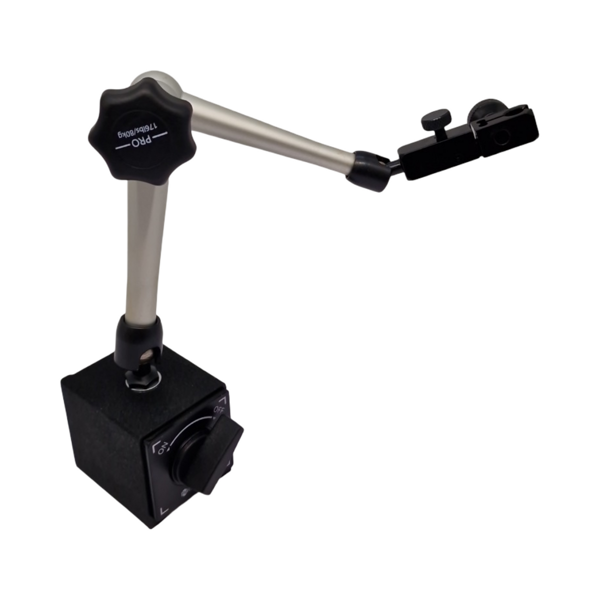 Neoteck Digitaler Messuhr Set mit Magnetfuß LCD Anzeige 0-12.7mm Umstellung Zoll/Metrisch Autoschaltung