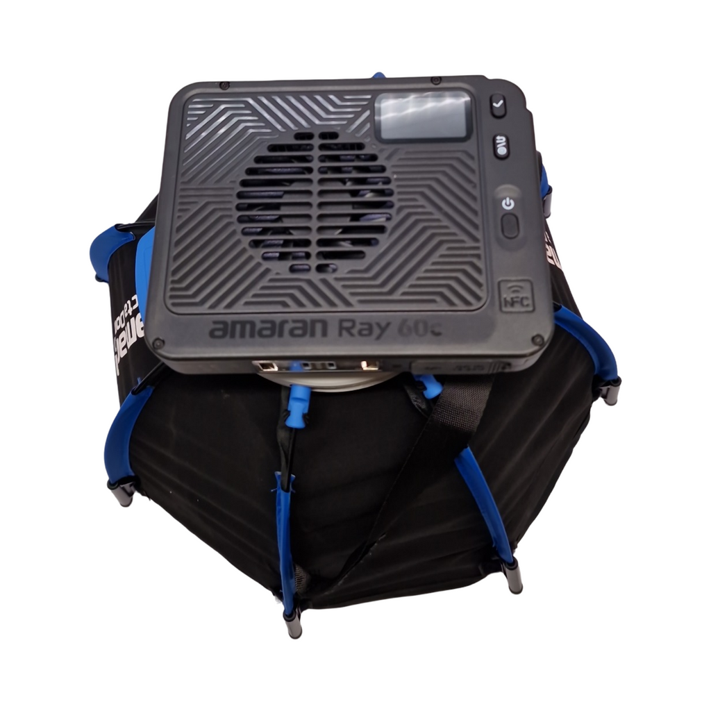 amaran Ray 60c COB-Leuchte 60W ultra-kompakt Voll-Farbe Bowens-Mount USB-C PD Ace E-Lock IP54